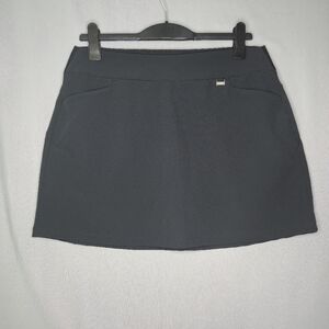 Greg Norman Woman’s Black Skort With Zippered Pockets Size L